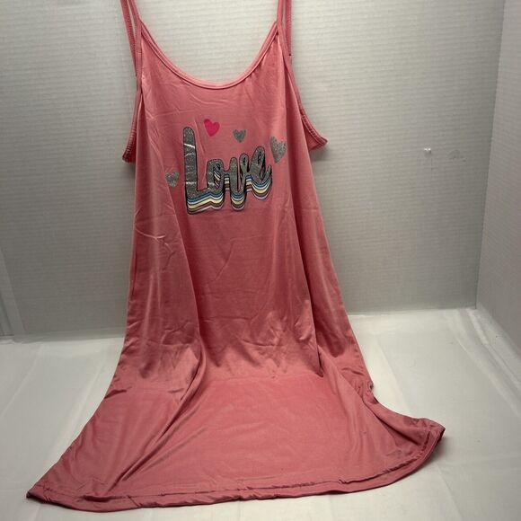 Love To Sleep Nightgown and Robe 2 Piece Womens  Pink/Multi Color Size 2X New - Picture 4 of 13